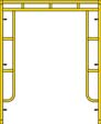 BIJ-6009-25585BK               6'6" WALK-THRU FRAME BILJAX SCAFFOLDING from