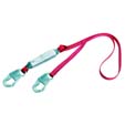 DBI-1341001                    6ft SINGLE LEG SHOCK ABSORBING LANYARD W/ 1