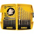 DEW-DW1169                     14 PIECE PILOT POINT DEWALT DRILL BIT SET fr