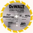 DEW-DW9055                     5-3/8" 16 TOOTH SERIES ARBOR CARBIDE DEWALT