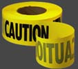 EMP-71-1001                    1000' YELLOW CAUTION EMPIRE BARRICADE TAPE f