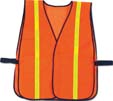 ERG-20070                      ORANGE SAFETY VEST LIME STRIPE NON-CERTIFIED