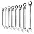 GRW-9543                       8PC 12PT MET REV COMB RAT WRENCH SET WRENCH