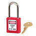 MAS-410RED                     XENOY SAFETY PADLOCK from MAS