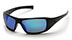 PYM-SB5665D                    GOLIATH SAFETY GLASSES BLACK/ ICE BLUE MIRRO