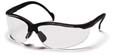 PYM-SB1810S                    VENTURE II CLEAR/BLACK SAFETY GLASSES CLEAR