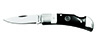 SAR-SK-701                     KNIFE BLACK & WHITE SINGLE BLADE LOCK BACK f