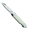 SAR-SK-706                     KNIFE FLY BABY-WHITE BONE FOLDER from SAR