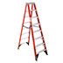 WER-7410                       10' TYPE IAA FIBERGLASS WERNER STEP LADDER f