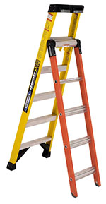 WER-LDP7306                    LEAN SAFE DUAL PURPOSE LADDER 6'-9' REACH 10