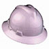 MSA-475369                     WHITE V-GD HAT RCHET FULL BRIM from MSA